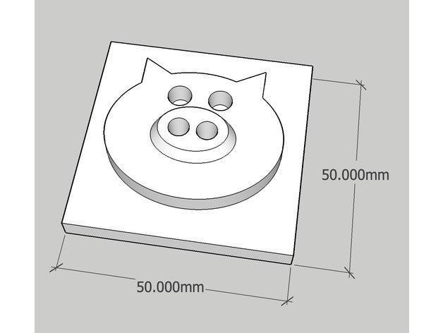 porco telha 3D print model - Mito3D
