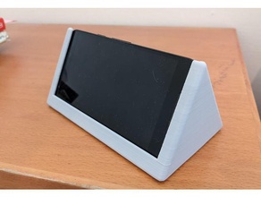 nexus 5x stand bed clock 3d print model - Mito3D