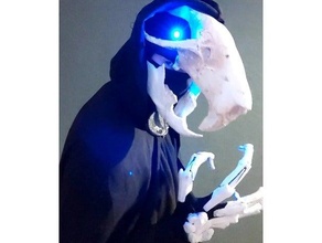 morte ratos mascarar discretamente rato esqueleto crânio Terry Patchett 3d print model - Mito3D