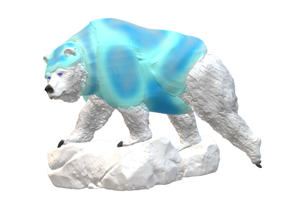 warbear blue ice armor dungeons dragons 3d print model - Mito3D