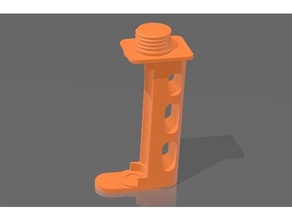 rounded stopper creality ender 3 5 filament holder 80mm spools 3d print model - Mito3D