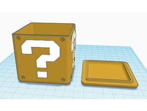 mario cube thinner bros brothers storage box super 3d print model - Mito3D