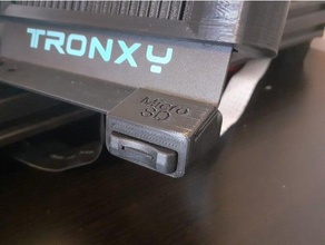 tronxy xy-2 pro micro sd card extender 3d print model - Mito3D
