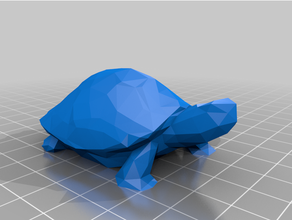 poly turtle supports 3d print model - Mito3D