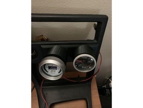 mk3 supra ashtray gauge pod 3d print model - Mito3D