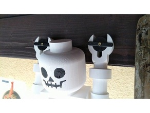 mounting giant lego skeleton remix 3d print model - Mito3D