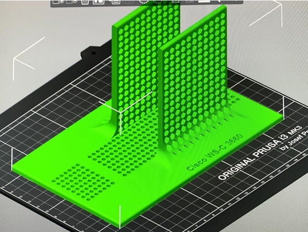 Cisco ws c3660 değiştirmek ayakta durmak Kulp destek 3D print model - Mito3D