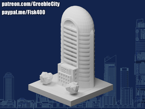 Greeblecity deo building 3d print model - Mito3D