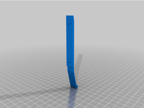 screwless antec hdd rail 3d print model - Mito3D