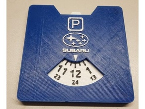 otopark disk Subaru logo 3d print model - Mito3D