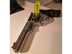 chamber safety flag 357 revolver 3d print model - Mito3D