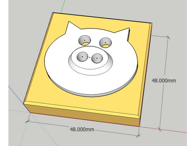 porco magnético 3D print model - Mito3D