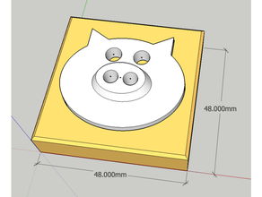 pig magnet 3d print model - Mito3D