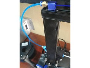 push in filamento guía rail cr 6 wip cr6 cr6se crealidad 3d print model - Mito3D
