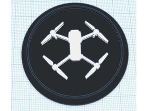 drone modular logo insert 3d print model - Mito3D