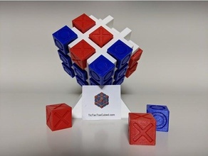 doigt pied cubes 3d print model - Mito3D