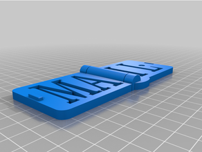 montare cassetta postale bandiera 3d print model - Mito3D