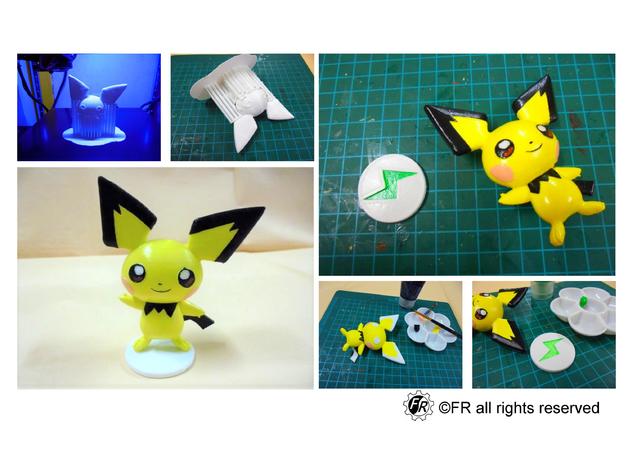 pokemon pichu & - 3D print model - Mito3D