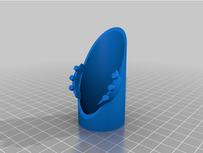 snap in boru dikey hidroponik 3d print model - Mito3D
