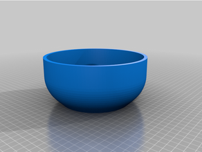 gold refine pump pan aka blue bowl 3d print model - Mito3D