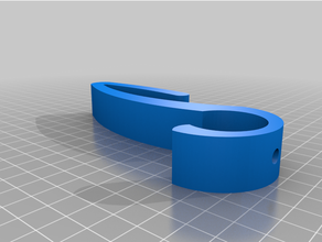 support barre rideau randa akena 3d print model - Mito3D