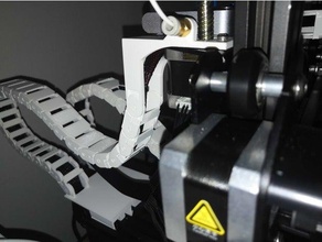 ender 3 v2 attachment bed chains chain connection extended +details cable 3d print model - Mito3D