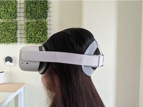 oculus quest 2 elite strap v2 navida design htc vive rift virtual reality vr 3d print model - Mito3D