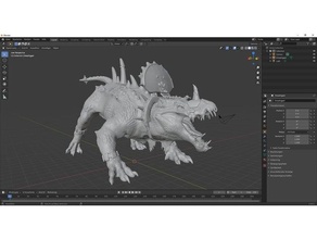chonky lizard boi dread lizardmen saurian seraphon 3d print model - Mito3D