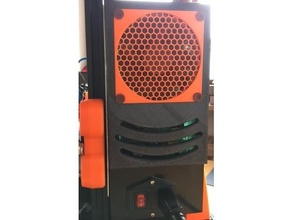 ender 3 power supply fan case 92mm x14mm 3d print model - Mito3D