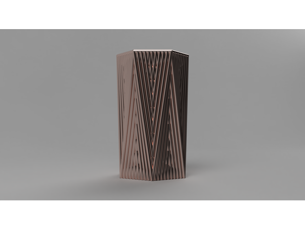 vase 19 autodesk fusion 360 flower vases fusion360 3D print model - Mito3D