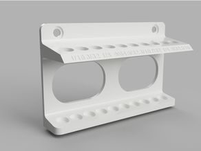 pannello forato pin punch titolare supporto armaiolo armiere montare piolo tavola utensili attrezzo 3d print model - Mito3D