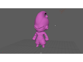 kid buu fighterz lobby character anime dragon ball games 3d print model - Mito3D