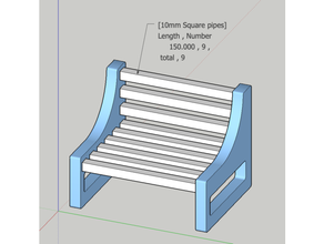 Urso cadeira 3d print model - Mito3D