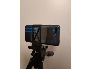 customizable smartphone tripod mount 3d print model - Mito3D