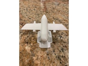 simple plane stand airplane flashforge wings 3d print model - Mito3D