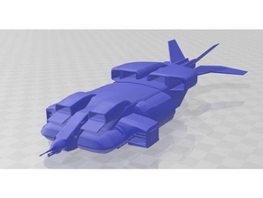 dropship estrangeiro espaço 3d print model - Mito3D