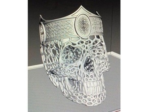 vampire Roi crâne 3d print model - Mito3D