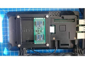 smartipi case pcb holder mount raspberry pi touch 3d print model - Mito3D