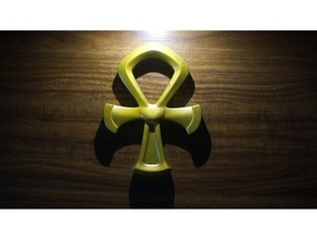 Ankh spelunky2 courageux 3d print model - Mito3D