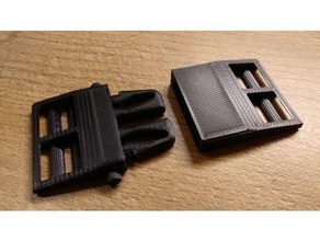 mask strap quick release buckle 3d print model - Mito3D