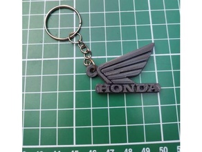 honda keychain 3d motorcycle 3d print model - Mito3D