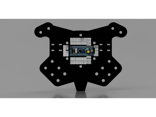 standar 330-320 mm plate button box diy fanatec osw steering wheel thrustmaster 3D print model - Mito3D