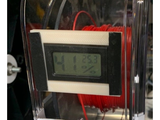 Sunlu Filadryer s1 higrômetro moldura 3D print model - Mito3D