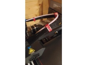 cr6 se bowden cable clip 3d printer parts management cr6se creality 3d print model - Mito3D