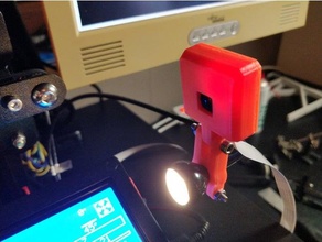ikea jansj USB morsetto lampone pi Camera lampada jansjo telecamera 3d print model - Mito3D