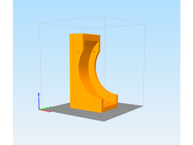 apoyo rango bobinas filamento montaje estante 3D print model - Mito3D