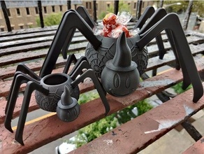 spider bowl candy dsk001 3d print model - Mito3D