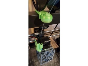 dust filter filament guide monoprice maker select makerselectplus makerselectv2 mods wanhao i3 3d print model - Mito3D