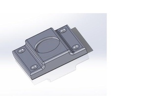 magnetico rivista titolare supporto glock pistola 3d print model - Mito3D