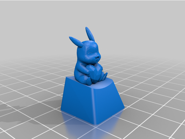 keycap Pikachu 3D print model - Mito3D